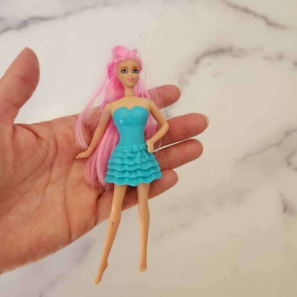 Graciella Barbie 5" doll McDonald's #7 2011 hot pink hair